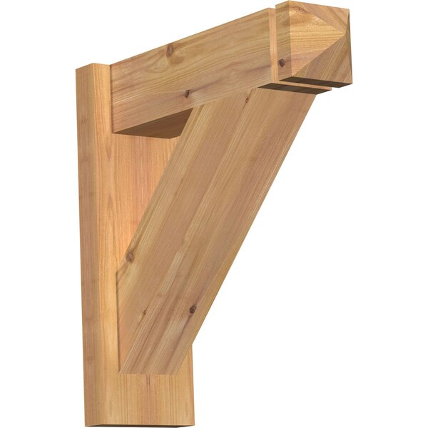 Ekena Millwork Traditional Smooth Arts and Crafts Outlooker, Western Red Cedar, 5 1/2"W x 18"D x 18"H OUT06X18X18TRA03SWR - main